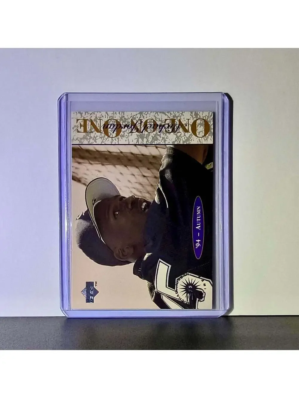 Michael Jordan 1995 Upper Deck Minors One on One #9 Card Chicago Bulls